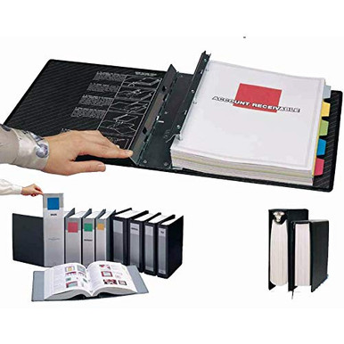 ProFolio by Itoya, SpringPost Binder - 5 Interchangeable Color-Coded ...