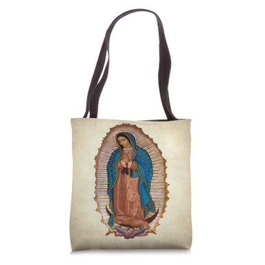 Our Lady of Guadalupe Virgin Mary Catholic Mexico Church Tote Bag ...