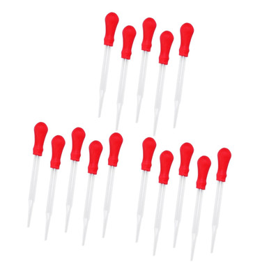 VILLCASE 60 Pcs Medicine Dropper Liquid Droppers Pipette Dropper Thick ...