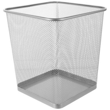 Recycle Mesh Box Hemoton Garbage Can Compost Recycling Bucket Metal Mesh Trash Can Waste ...