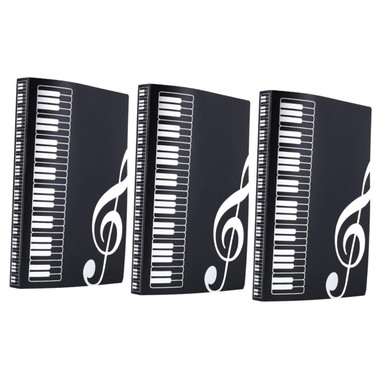 Toyvian 3pcs Sheet Folders Documents Folder Paper Folder Music Holder ...
