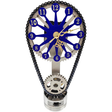 Chain Clock RePALy Timing Chain Clock, Rotating Chain Clock, Gear Clock with Moving ...
