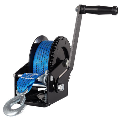 Trailer Boat Winch - 1600 lbs Heavy Duty Hand Crank Winch with 26 ft ...