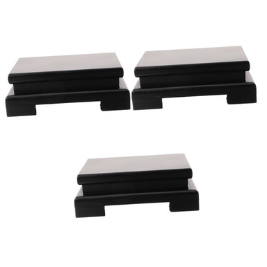 Houten Display Standaard – Massief Hout – Rechthoekig – 7 X 3,5 X 1,8 Cm – Geschikt Voor Foto’s, Kaarten, Plaquettes – Voor Bruiloften, Evenementen En Thuisdecoratie (10 Stuks)
