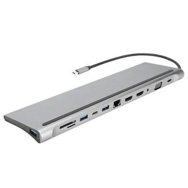 12 in 1 USB C Docking Station, Type C Notebooks Laptop Docking Station ...