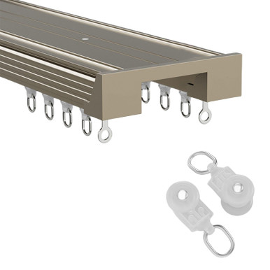 Ceiling Curtain Track for Curtains, Drapes, and Room Dividers Ceiling ...