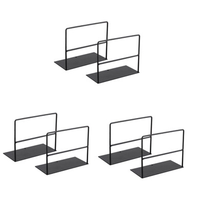 VILLCASE 6 Pcs Vintage Decor Iron Book Stopper Display Book Ends ...