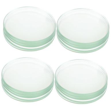 PartyKindom 40 Pcs Watch Glass Square Culture Plate Cotton Ball Holder ...