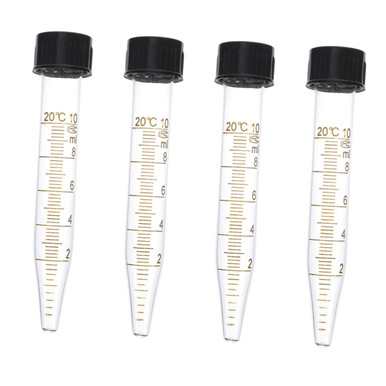 Graduated Tube Grading 4pcs Pointed Bottom Centrifuge Tube Chemistry Graduated Tool 10ml ...