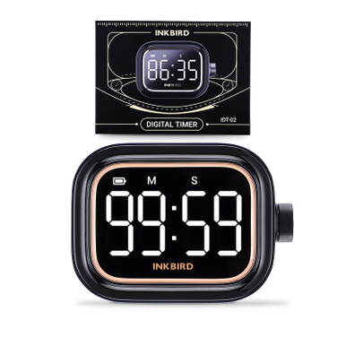 Kitchen Timer for Cooking, INKBIRD Digital Rechargeable Timer Large LED ...