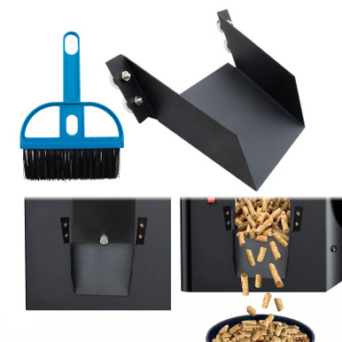 Pellet Helper Chute Für Traeger Grill – Magnetische Reinigungsschurre, Aus Aluminium, Mit Bürste
