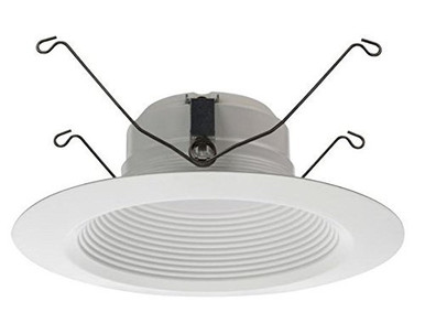 Led Baffles E-Series 5 in. and 6 in. Matte White Recessed LED Baffle Module 3000K ...