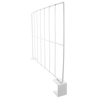 PRETYZOOM Wire Rack Bookshelf Wrought Iron Compartment Storage ...