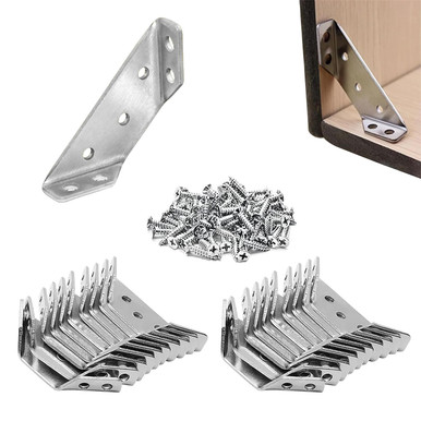 365Home 20-Pack Universal Furniture Corner Connector,Angle Fasten ...