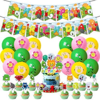 Battle-Dream Island Birthday Party Decorations,Battle-Dream Island