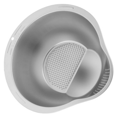 Mikinona Stainless Steel Rice Bowl Mesh Strainer Filter Rice Washer ...