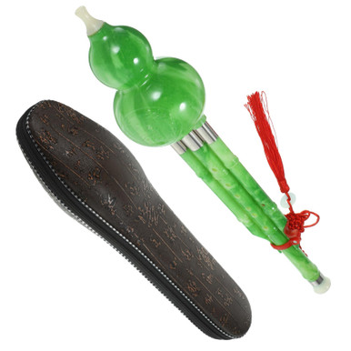 OFFSCH 1 Set Seven Hole Gourd Silk Adult Hulusi Flute Jade Hulusi ...