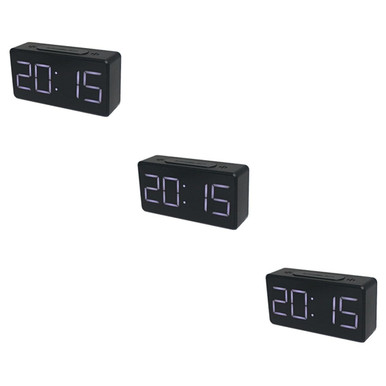 MAGICLULU 3pcs Led Clock Electronic Clock Battery-Powered Clock Bedside ...