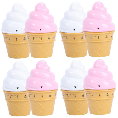 MAGICLULU 8 Pcs Ice Cream Timer 0-60 Minutes Timer Electric Timer Kid ...