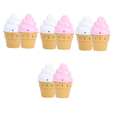Zerodeko Kids Clock 8 Pcs Ice Cream Timer Plastic Countdown Timer Chain ...