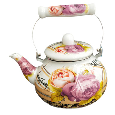 PRETYZOOM tea boiler pot ceramics whistle enamel stove induction kettle ...