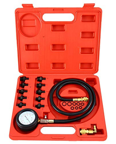 ATP 0-140 PSI Engine Oil Pressure Test Kit Tester Low Oil Warning ...