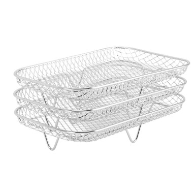 Asixxsix Dehydrator Rack, Stainless Steel Stackable Air Fryer Rack for