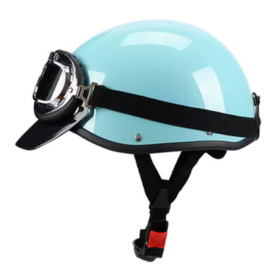 Curated visual reference: Stylish Electric Motorcycle Helmet Reference: Vintage Motorcycle Half Shell Baseball Cap Helmet German Style Electric