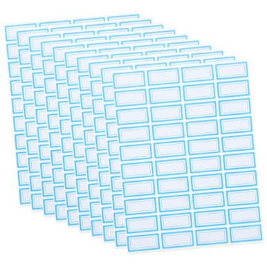 20 Sheets Price Tag Name Tag Stickers Multipurpose Label Sticker Plain ...