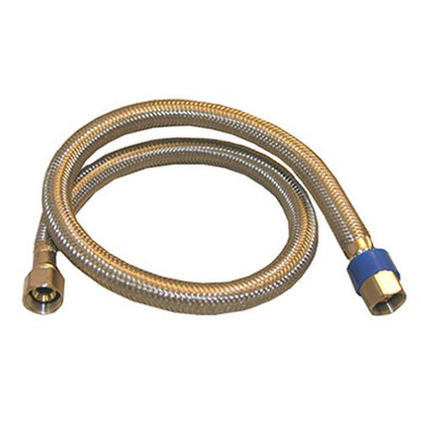 Compression Main Line LASCO 10-0962 36-Inch Water Supply Line, Braided Stainless Steel, 3/8 ...