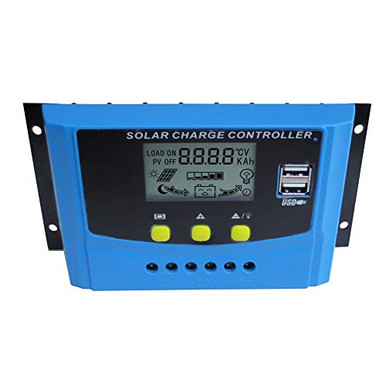 HUINE PWM Solar Charge Controller 30AMP Solar Panel Battery Regulator ...