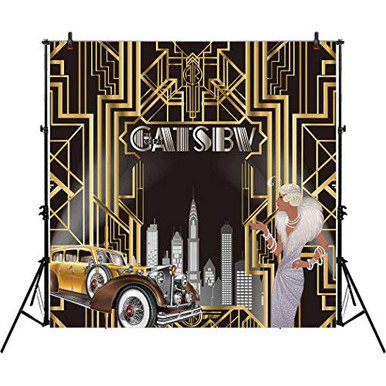 Avezano The Great Gatsby Backdrop Roaring 1920s Luxury Happy - View #5