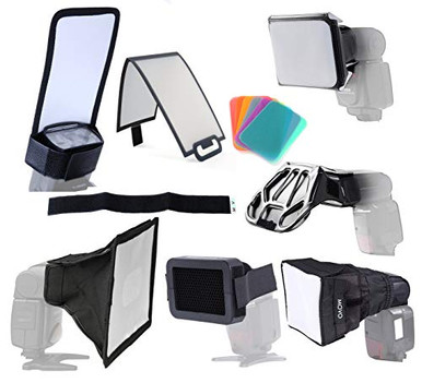 Movo Ultimate Camera Flash Diffuser Bundle - Includes Mini, Medium, and ...