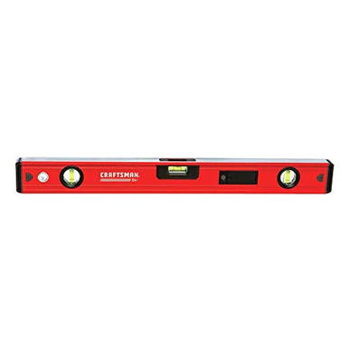 CRAFTSMAN Level, 24-Inch, Box Beam, Lighted Vials (CMHT82388 ...