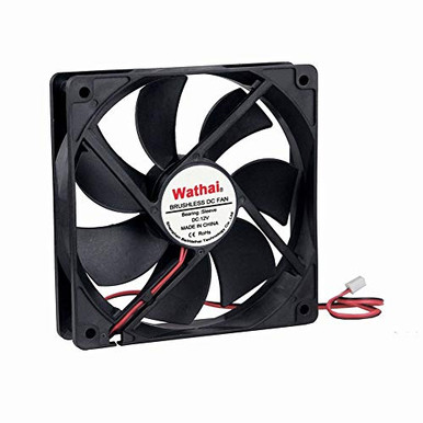 Wathai 120mm x 25mm 2Pin 12V Brushless DC Cooling Cooler Case Fan ...