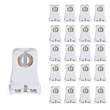 20-Pack KEDSUM UL Listed Non-shunted Turn-type T8 Lamp Holder Tombstone ...