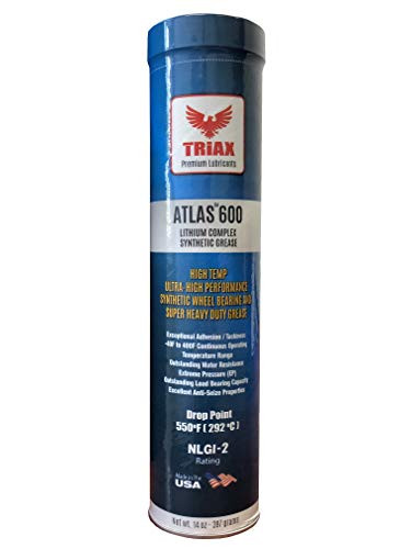 TRIAX Atlas 600 Grasa, copletaente sintética de alta teperatura NLGI