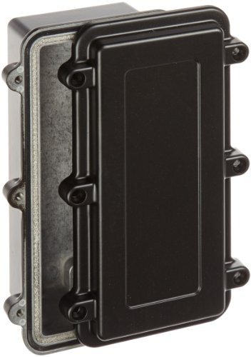 Bud Industries ANS-3817-b Contenitore In Alluminio Pressofuso Con Schermatura EMI/RFI - IP67, Nero Liscio, 162,6x81,3x81,3 Mm