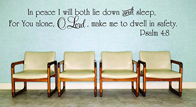 Psalms 4 8 In Peace I Will Lie Down And Sleep For You Alone O Lord Will Keep Me Safe New Living Translation Nlt Download The Bible App Now