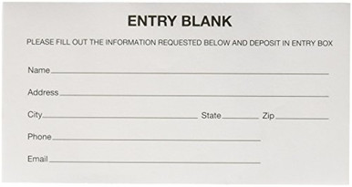 Entry Raffle Pads Displays2go 5.3