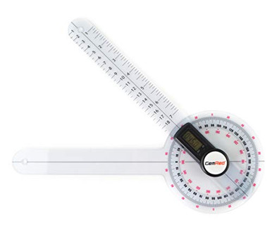 GemRed Angle Finder Numérique 82311-00 - Goniomètre Orthopédique Digital 30,5 Cm