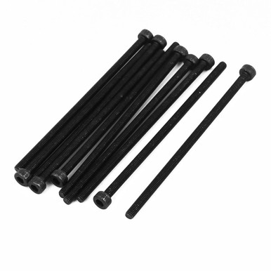 uxcell M3x70mm Fully Thread Hex Socket Head Knurled Cap Screw Bolt ...