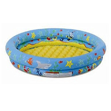 2 Rng Pool 2-Ring Pool Soft Inflatable Base for Extra Comfort 4 ft. wide ...