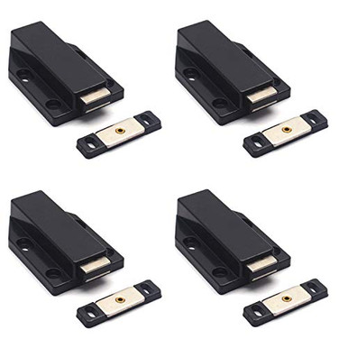 Angrylife 4pcs Push Button Latch Series Plastic & Metal To Close
