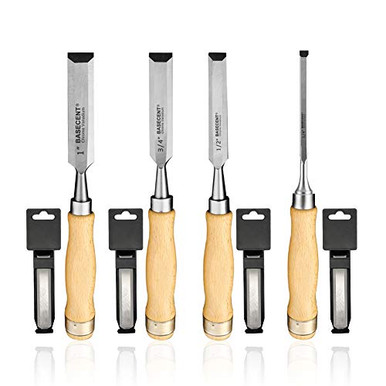 Wood Chisel Sets, Basecent Cr-V Professional Wood Chisels For Carpentry ...