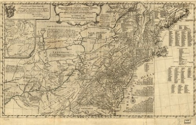 1776 map A map of the middle British colonies in North America. First ...