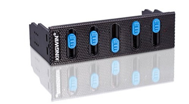 Kingwin Infinity Fans Kingwin 5 Channel Fan Controller w/Individual LED. Controls up to 5 ...