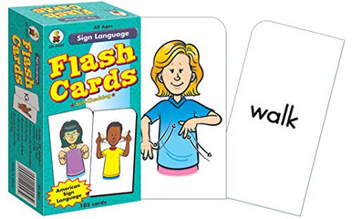 Carson Dellosa - American Sign Language Flash Cards - Learning to Sign ...