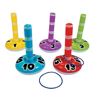 Fun Express - Inflate Ring Toss Game - Toys - Inflates - Inflatable ...