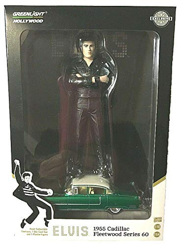 Jada 30985 Hollywood Rides 1:24 Elvis Presley 1956 Cadillac Eldorado Con Figura, Viola